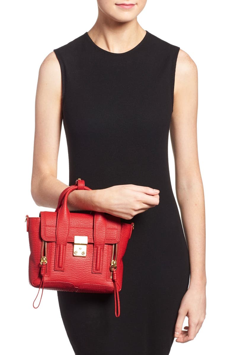 3.1 Phillip Lim 'Mini Pashli' Leather Satchel, Alternate, color,