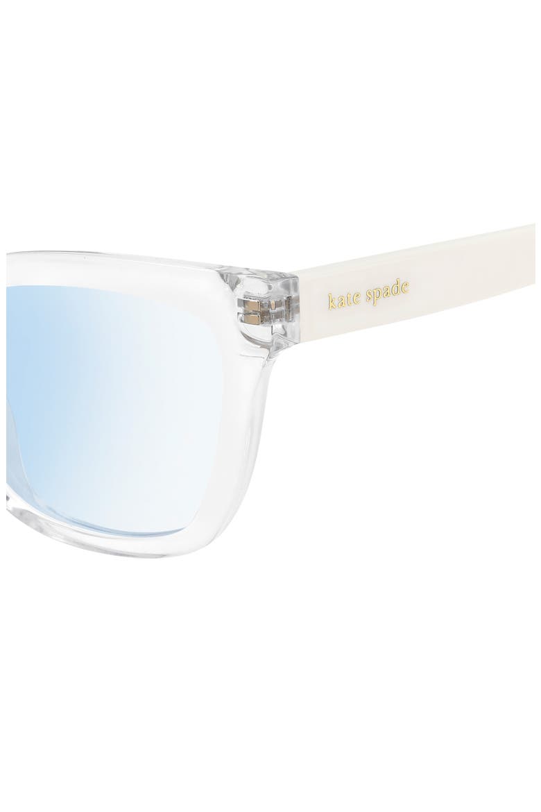 joanie 52mm blue light blocking cat eye reading glasses, Alternate, color, CRYSTAL