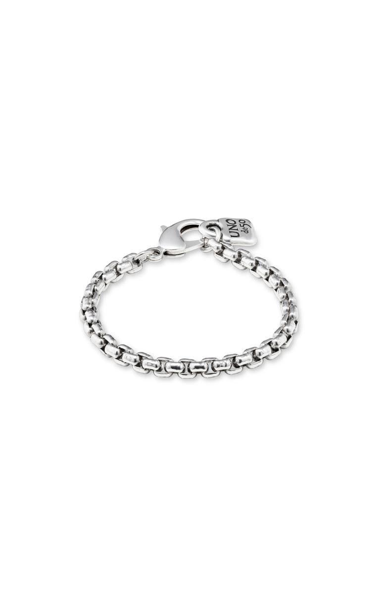 UNODE50 Link Chain Bracelet, Main, color, Silver