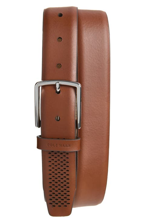Perforated Leather Belt