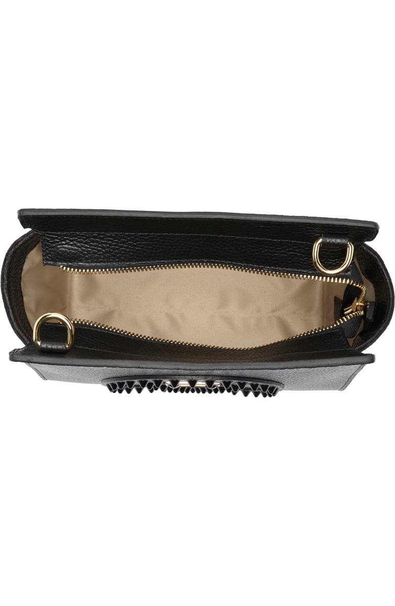 VALENTINO BY MARIO VALENTINO Kiki Rockstud Leather Crossbody Bag, Alternate, color,