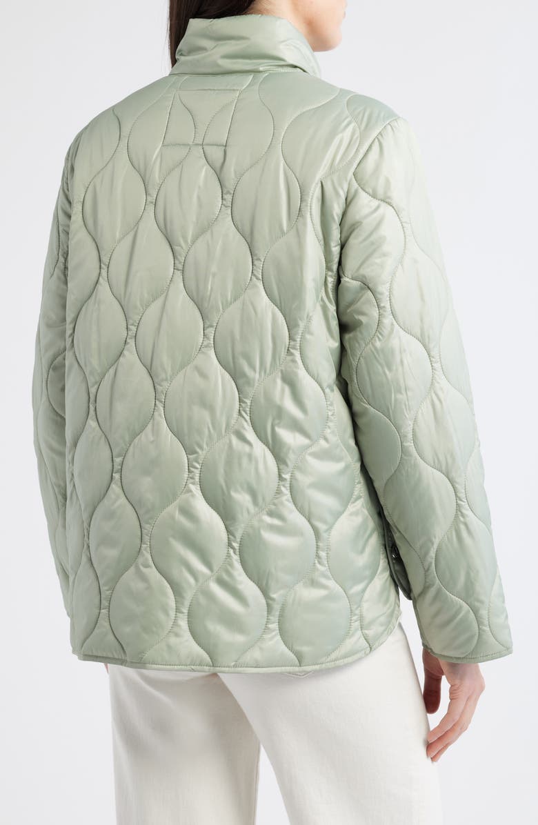 Sam Edelman Quilted Jacket, Alternate, color, Sage