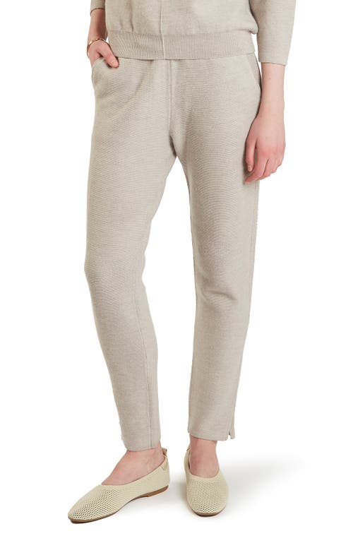 Oyun Luxe Slim Pants In Cashwool In Oyster
