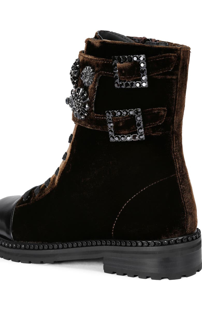 Kurt Geiger London Stoop Combat Boot, Alternate, color, Open Brown