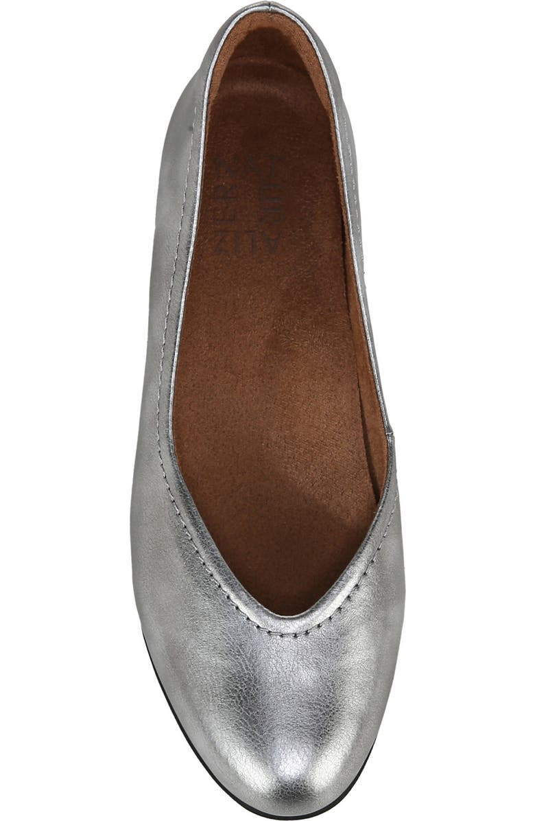 Naturalizer Vivienne Croc Embossed Faux Leather Flat, Alternate, color,