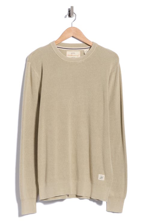 Stonewash Cotton Crewneck Sweater