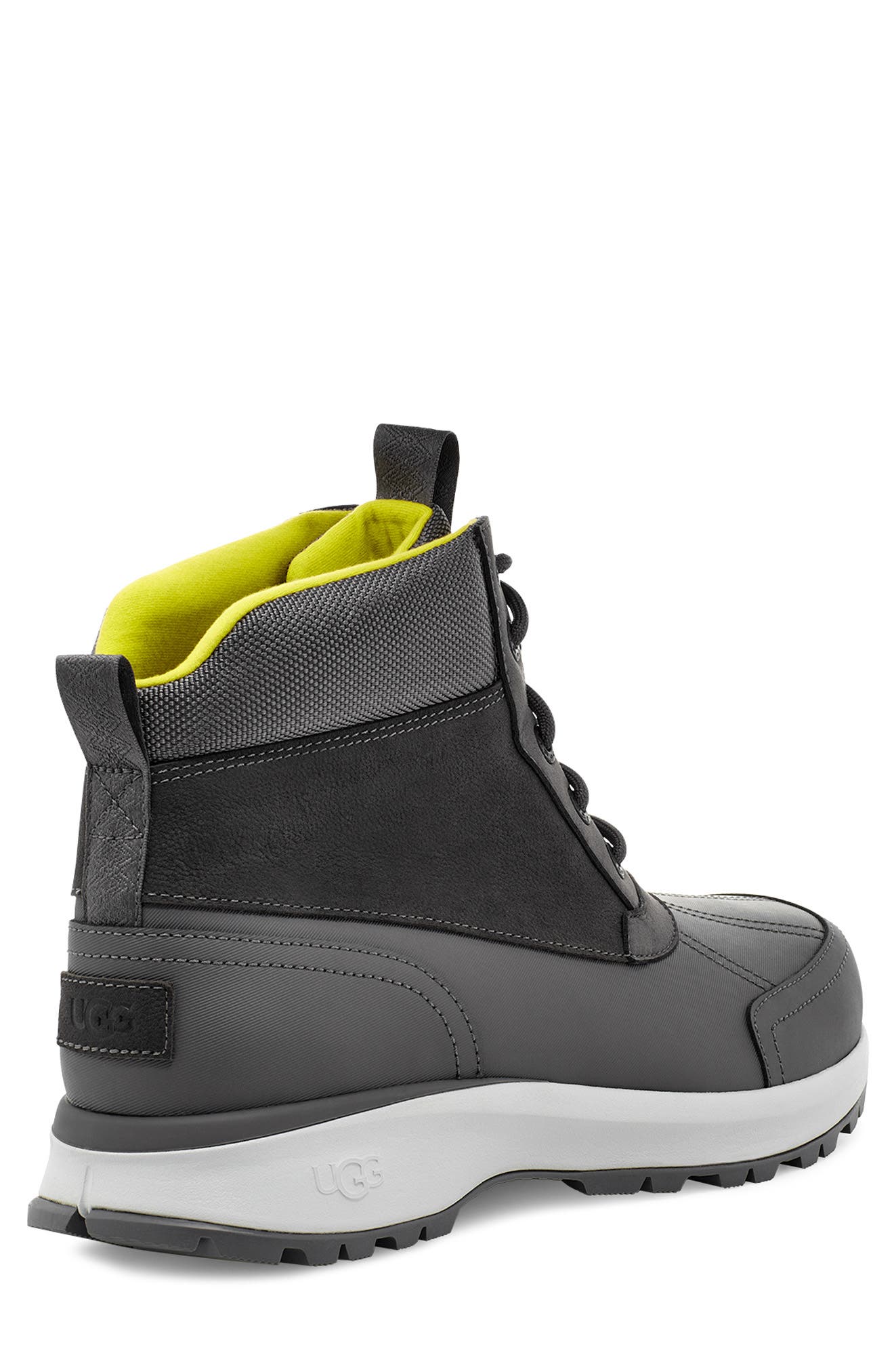 Emmett Waterproof Snow Boot, Alternate, color, DARK GREY LEATHER