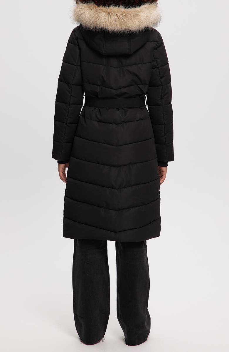 Noize Capri Faux Fur Hooded Quilted Parka, Alternate, color,