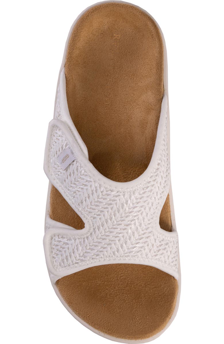 Revitalign Kholo Raffia Slide Sandal, Alternate, color, White