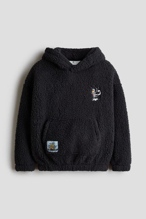 Oversized Teddy Fleece Hoodie