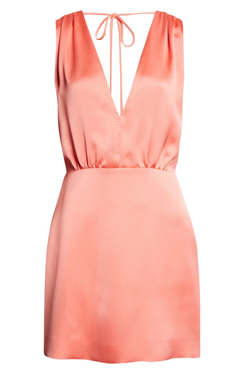 Ramy Brook Martin Gathered Sleeveless Cocktail Dress, Alternate, color, 