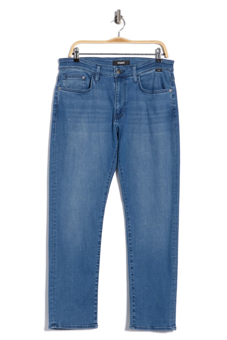 Marcus Slim Straight Leg Jeans, Alternate, color, DARK BRUSHED