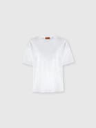 Missoni Oversized Crewneck Sweater In Lamé Viscose With Whetstone Sleeves