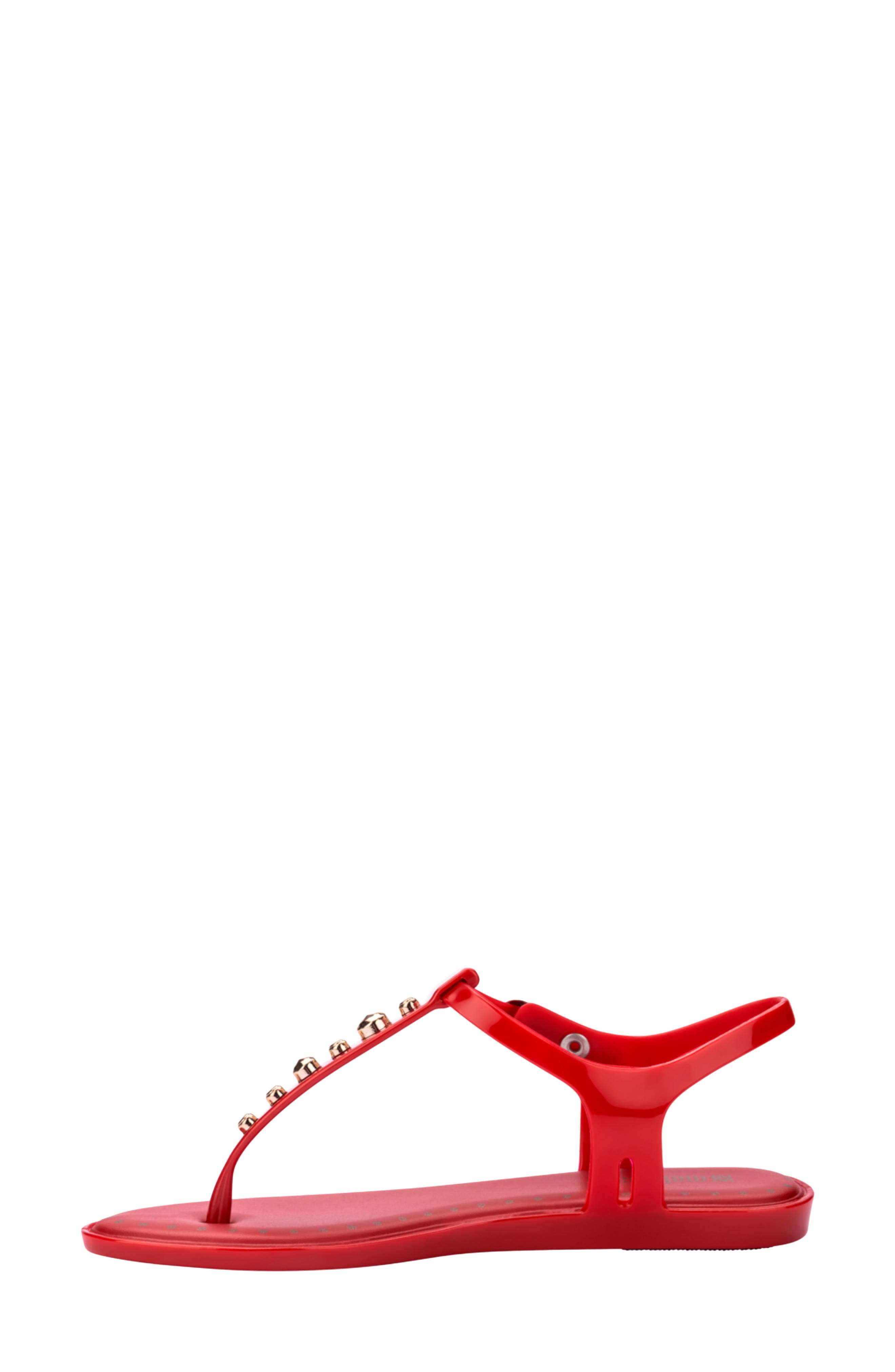 Solar Boho Ankle Strap Sandal, Alternate, color, RED