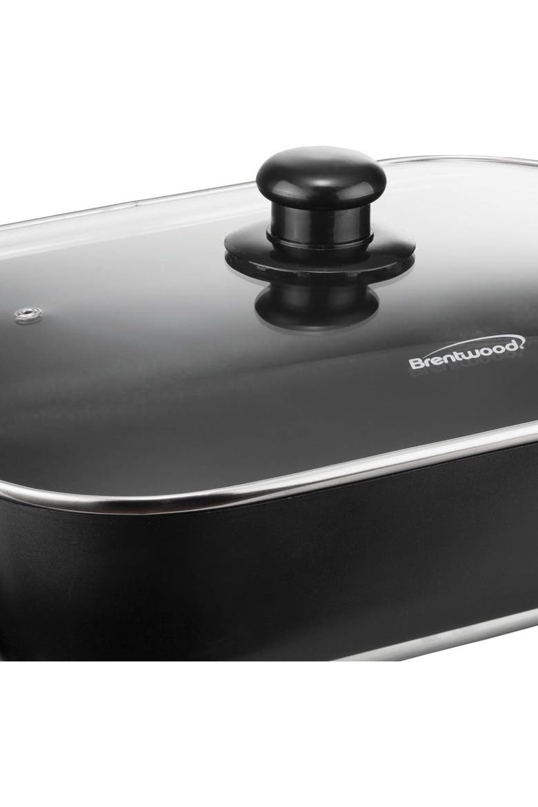 Electric Skillet, Alternate, color, Black