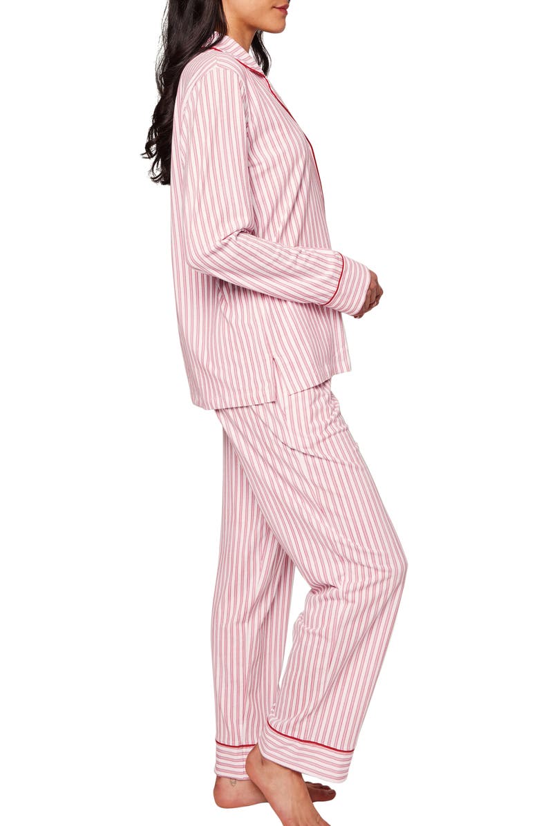 Petite Plume Antique Red Peruvian Cotton Pajamas, Alternate, color, 