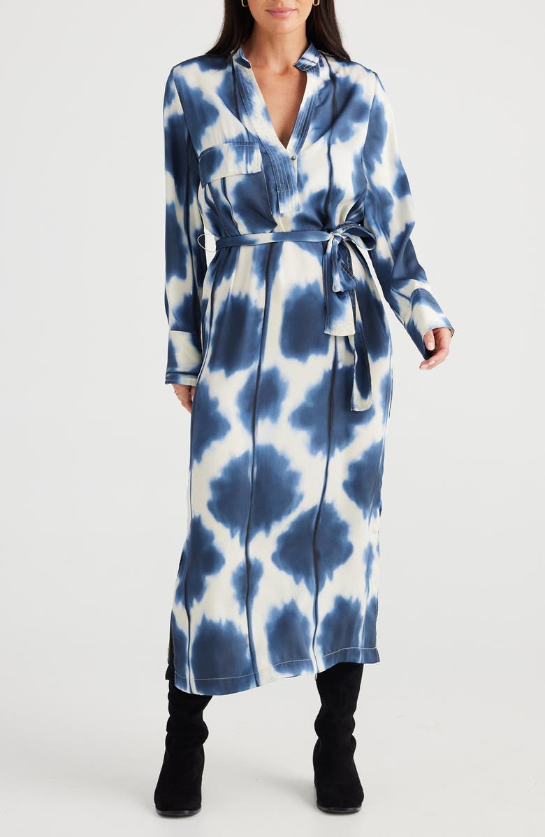 Brave+True Sampson Long Sleeve Shirtdress, Main, color, 