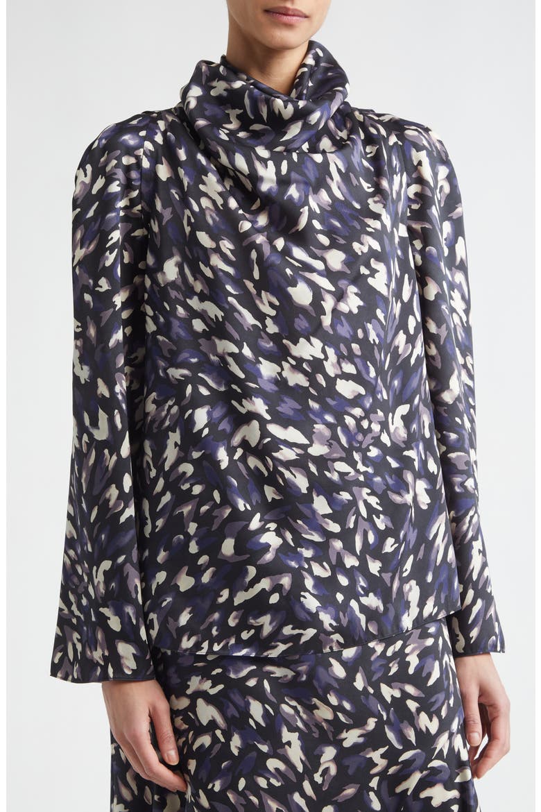 Cara Top, Alternate, color, BLACK ANIMAL