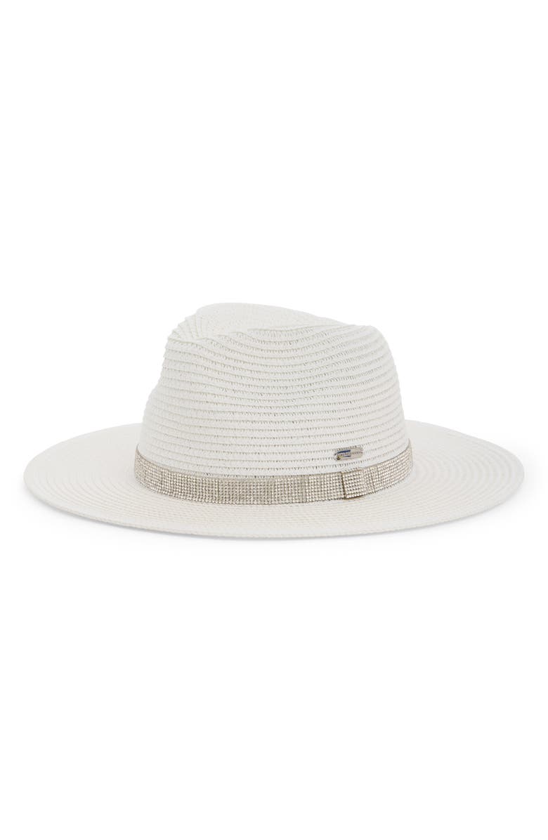 Steve Madden Sparkle Trim Sun Hat, Main, color,