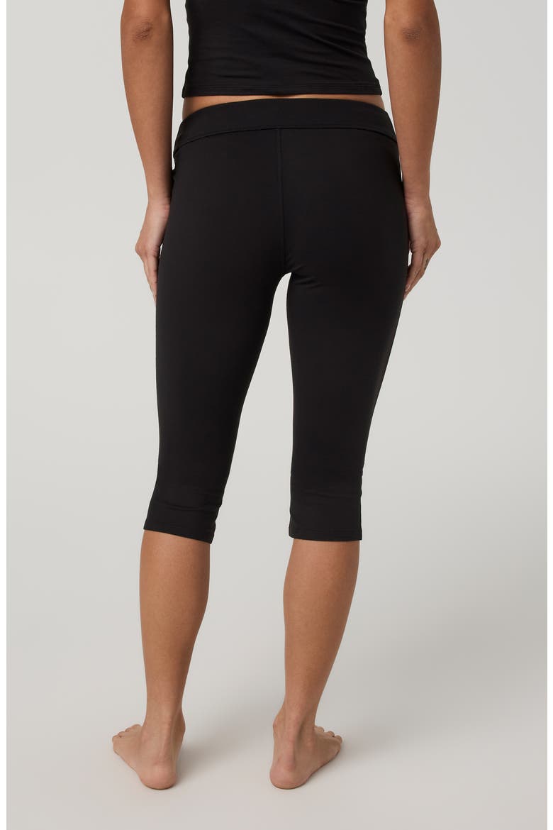 Halo Low Rise Performance Crop Pants, Alternate, color, SOLID BLACK