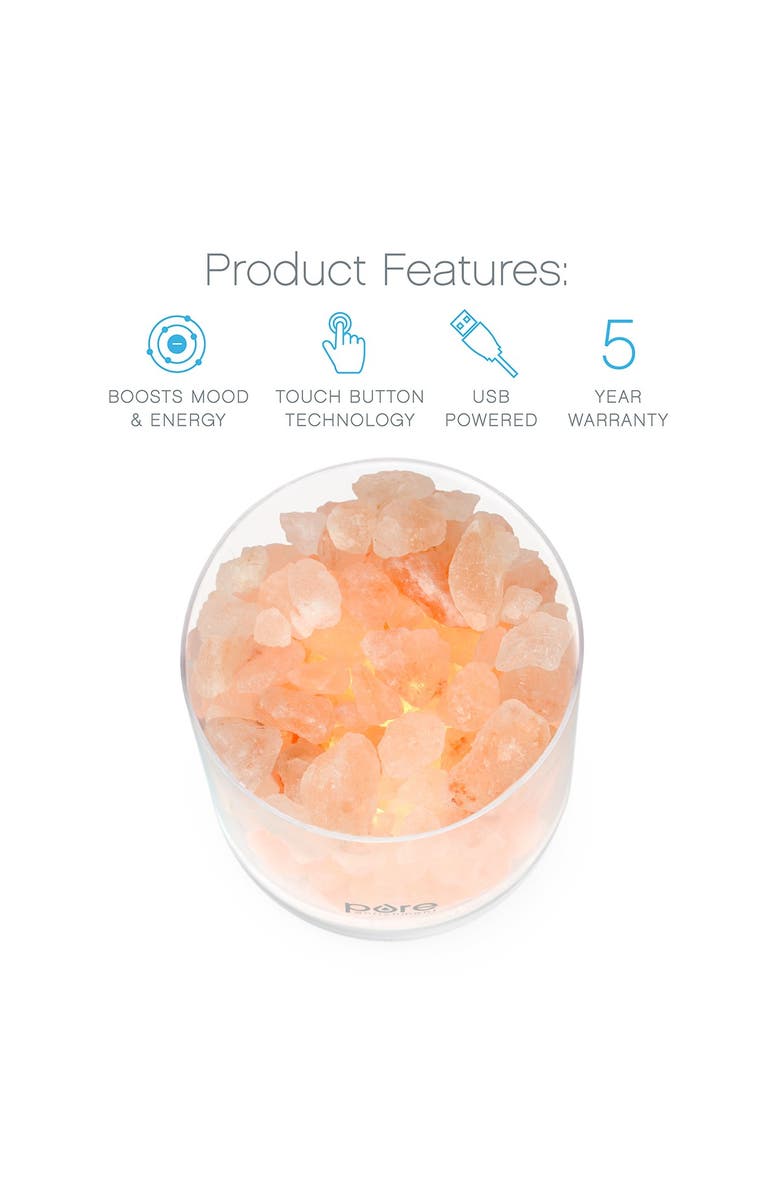 PURE ENRICHMENT PureGlow USB Salt Lamp, Alternate, color,
