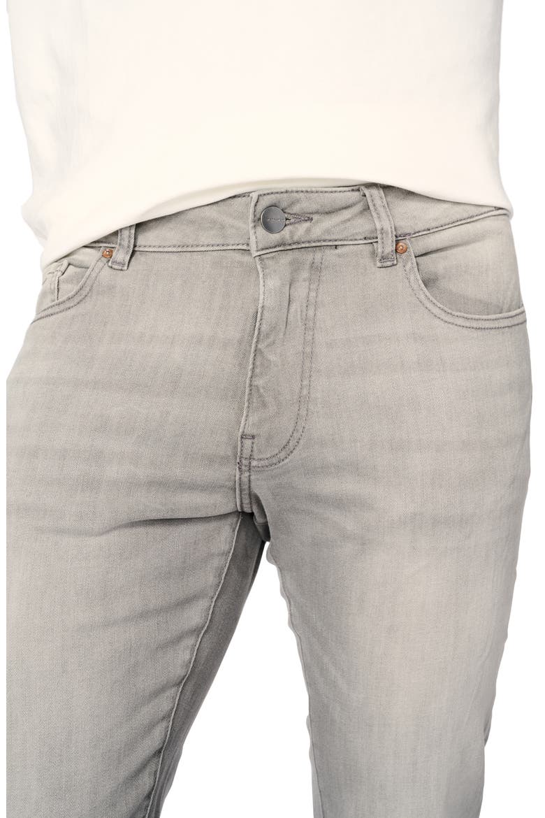 AMS Slim Fit Jeans, Alternate, color, SMOKE