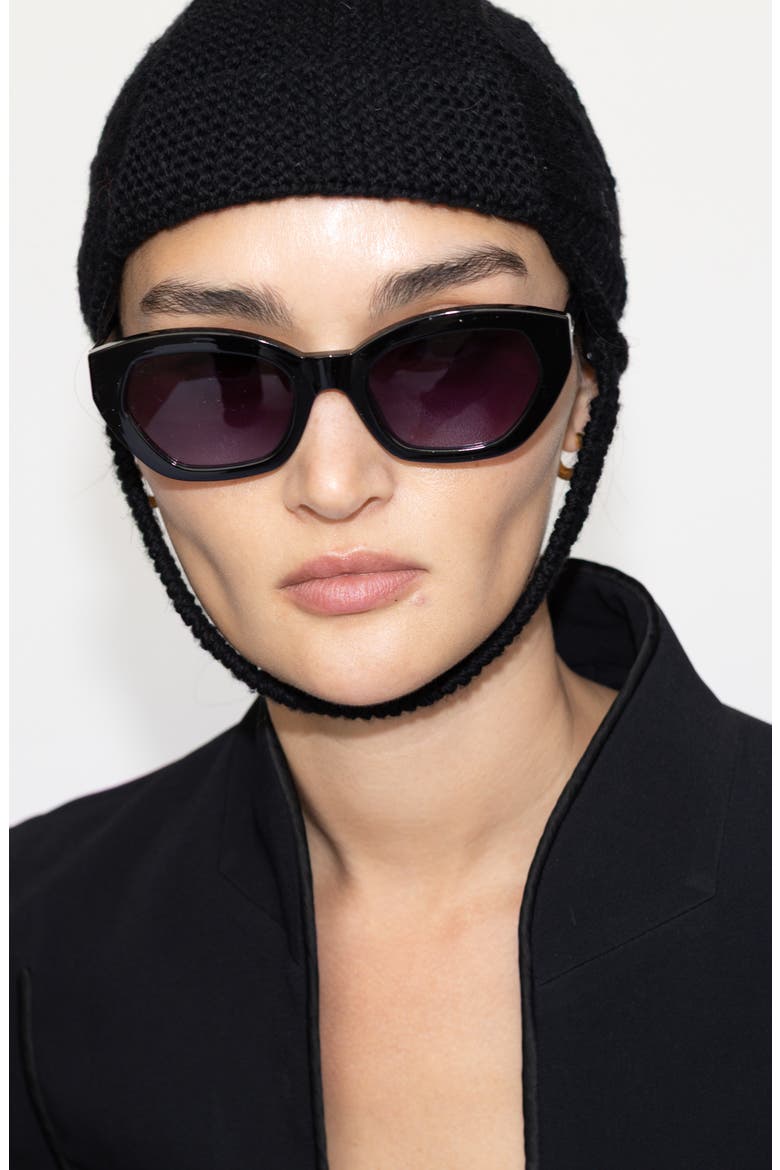 Martine Sunglasses, Alternate, color, Black