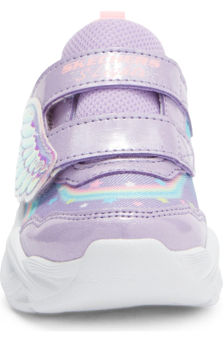 SKECHERS Kids' Twisty Glow Sneaker, Alternate, color, Lavender Multi