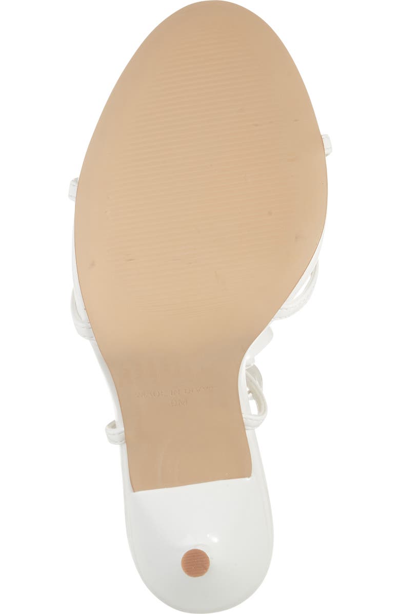 Steve Madden Neri Wrap Heeled Sandal, Alternate, color, White Patent