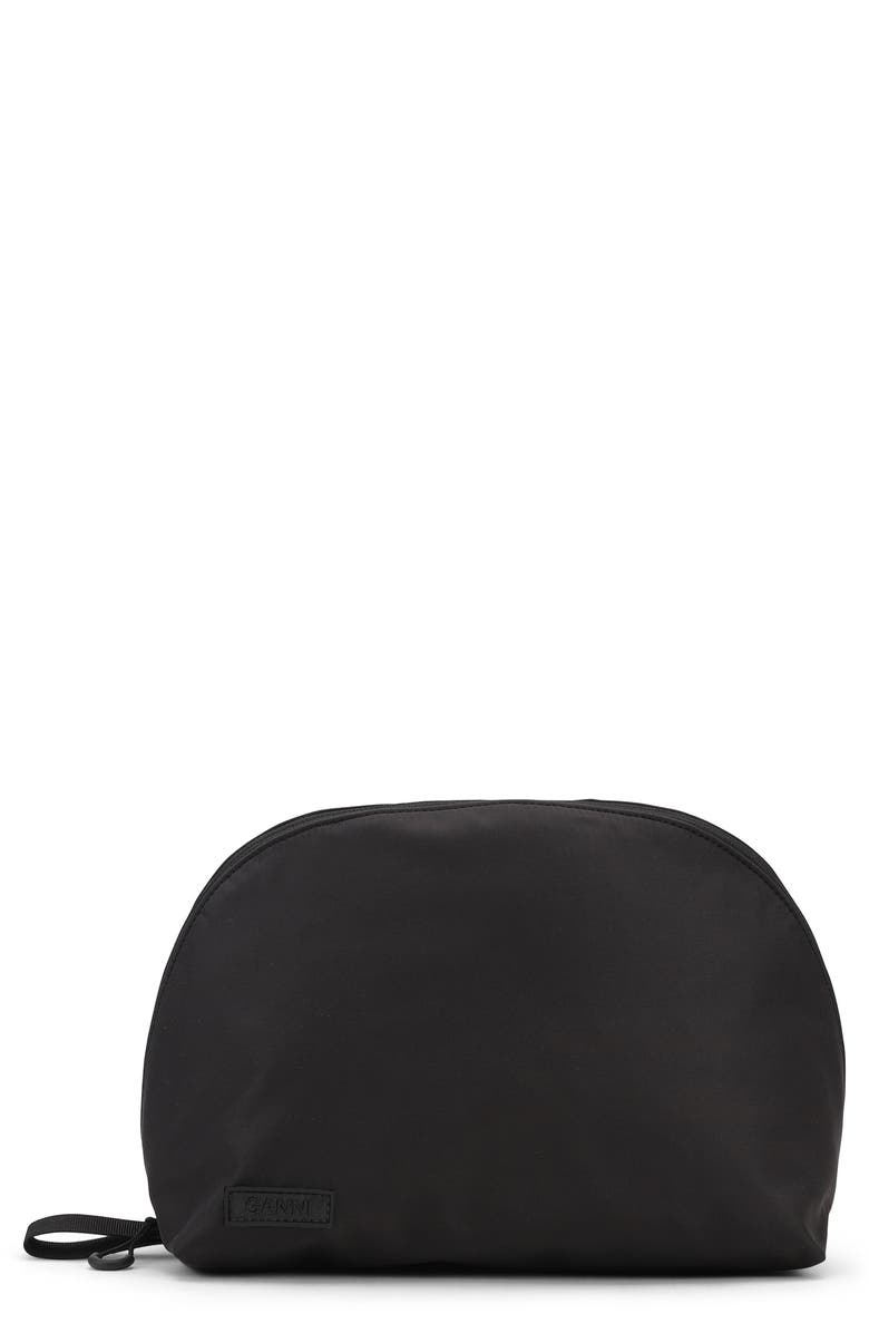 Ganni Large Cosmetics Case, Main, color, 