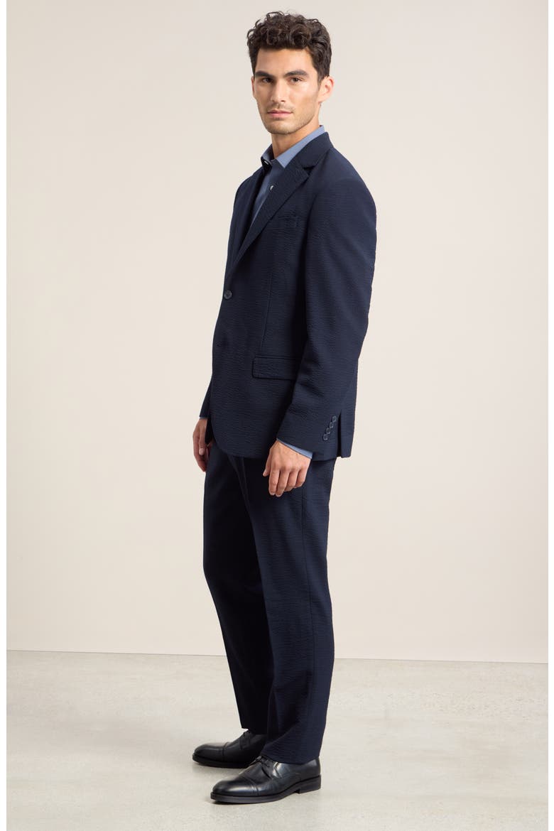 Anders Fit Textured Wool Suit, Alternate, color, NAVY TEXTURED WOOL