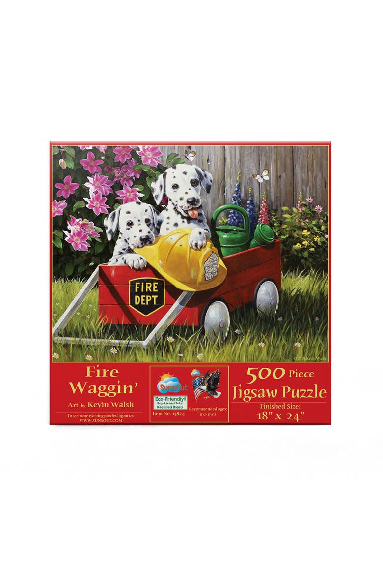 Fire Waggin' 500 piece Jigsaw Puzzle for Adults, Alternate, color, Multicolor