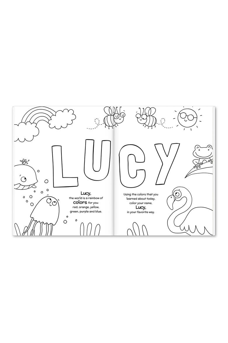 x Crayola® 'Lucy Sees a Rainbow' Personalized Coloring & Activity Book, Alternate, color, NO COLOR