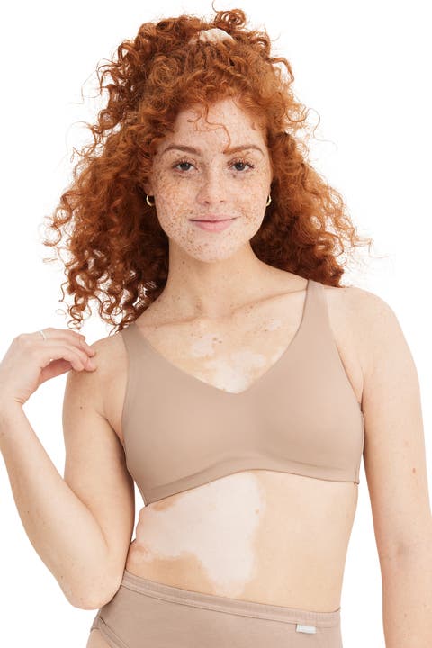 Women's Smooth & Sleek Microfiber Full Coverage Wirefree Unlined T-Shirt Bra