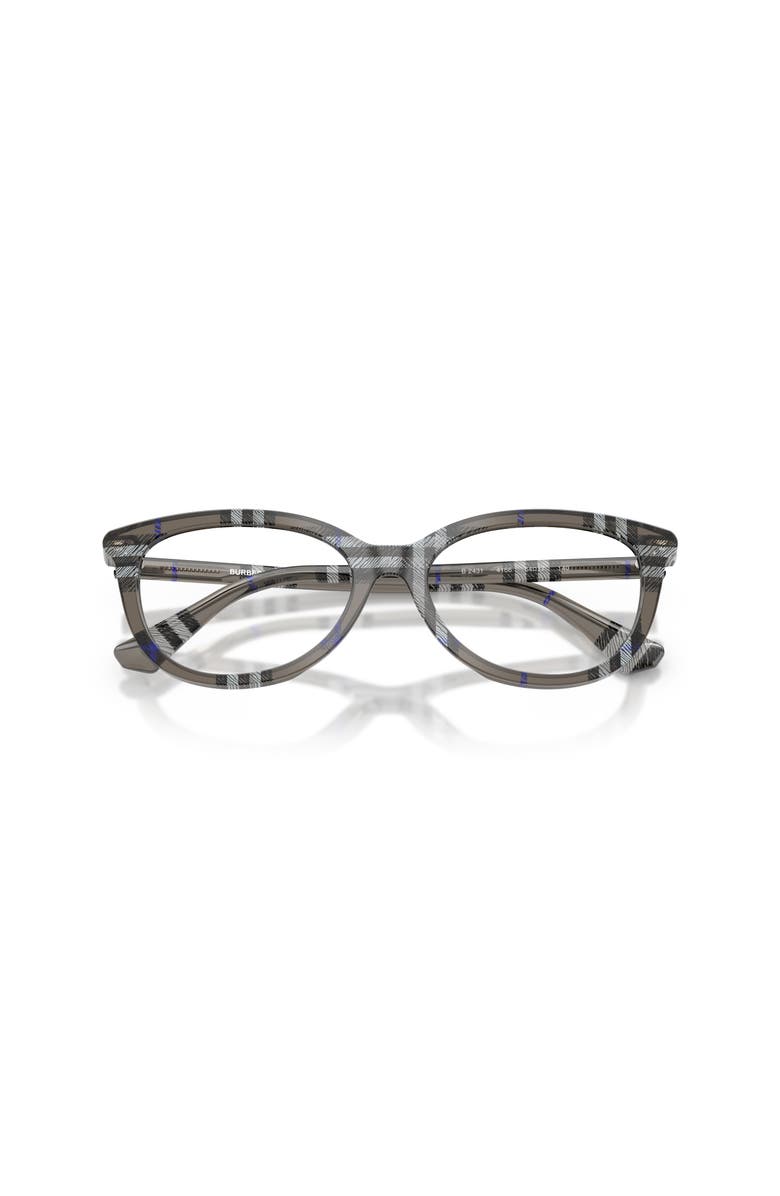 Burberry 52mm Cat Eye optical glasses, Alternate, color, Grey