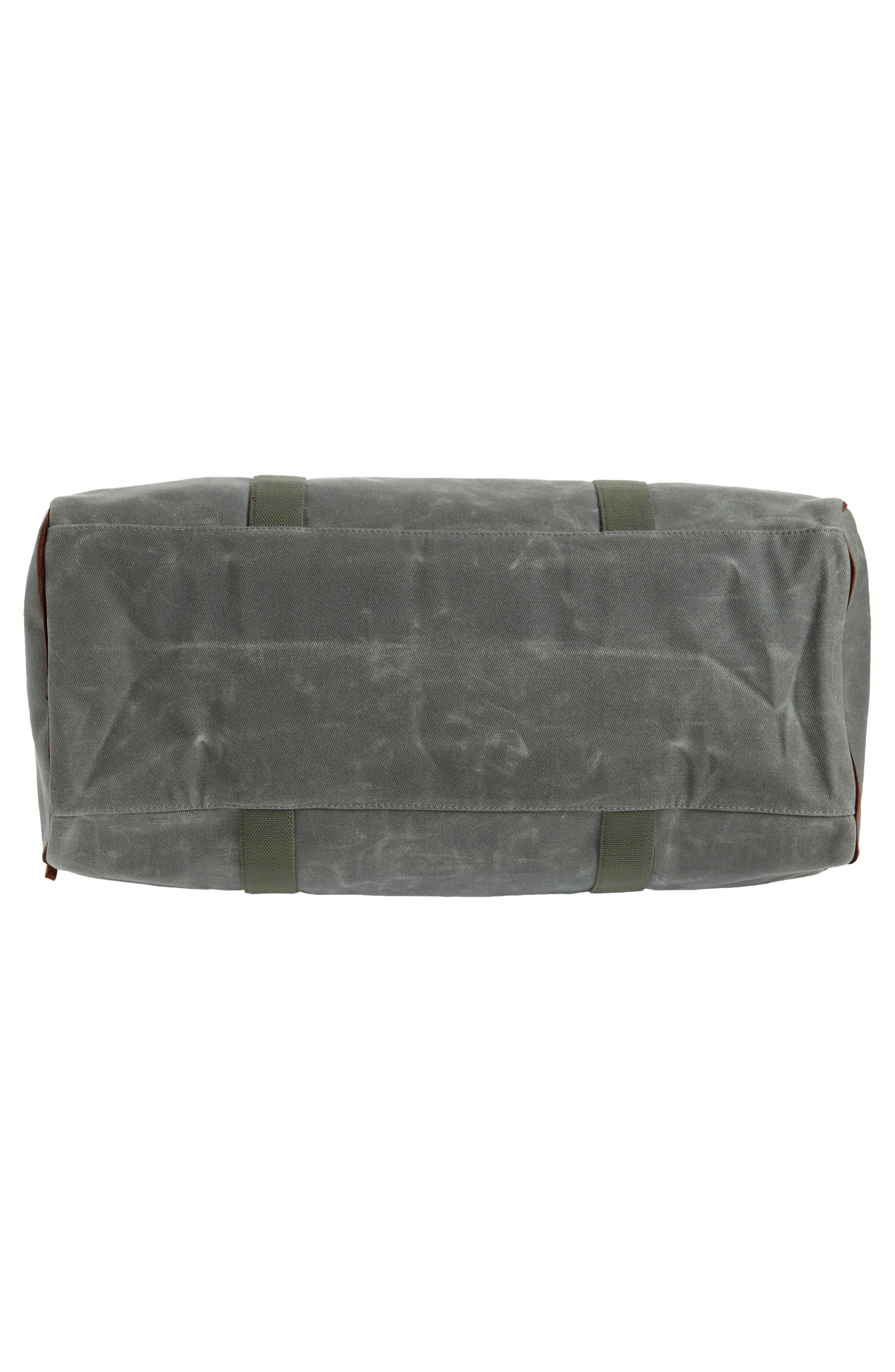 L.L.Bean Waxed Canvas Duffle Bag, Alternate, color, 