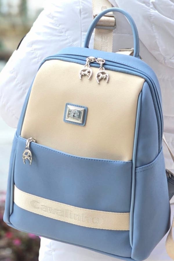 L'Essence 249 Backpack, Alternate, color, Beige / Light Blue