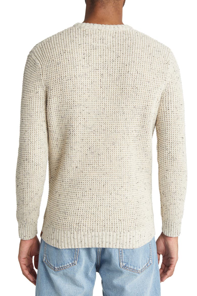 SeaWool Nep Crewneck Sweater, Alternate, color, CREAM