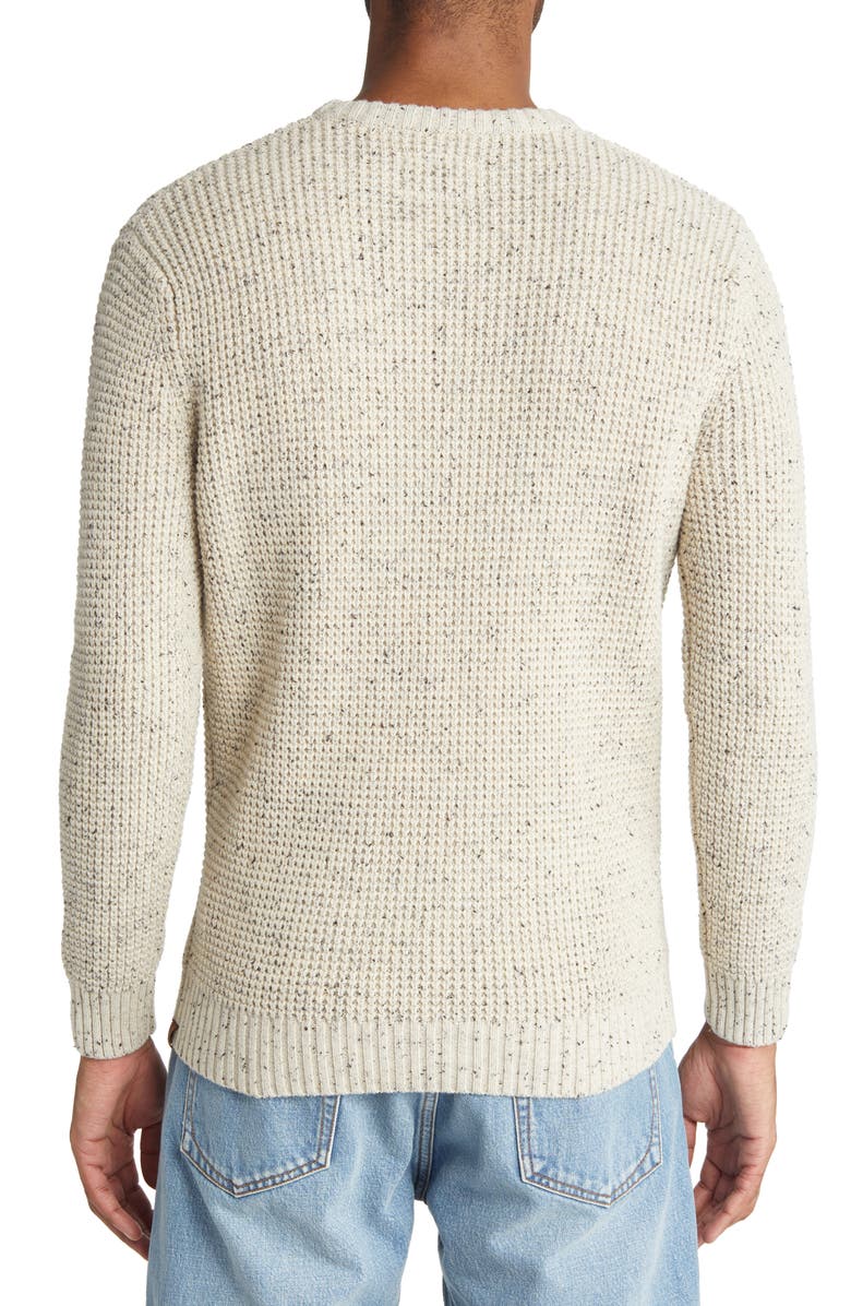 The Normal Brand SeaWool Nep Crewneck Sweater, Alternate, color, Cream
