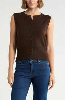 Button Sweater Vest