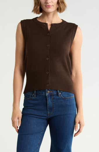 Button Sweater Vest