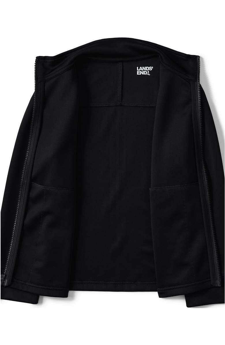 Lands' End Kids Active Performance Full Zip Jacket, Alternate, color, Black