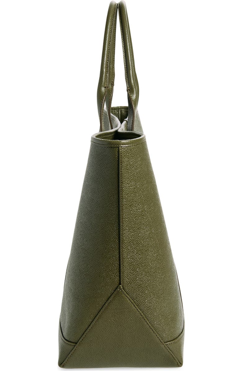 Thom Browne Medium Tool Pebbled Leather Tote, Alternate, color,