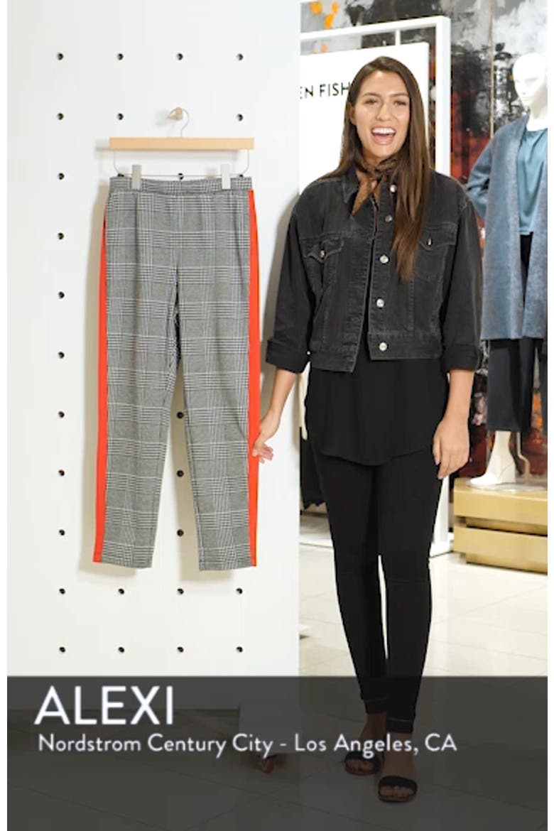 Side Stripe Glen Plaid Pants video
