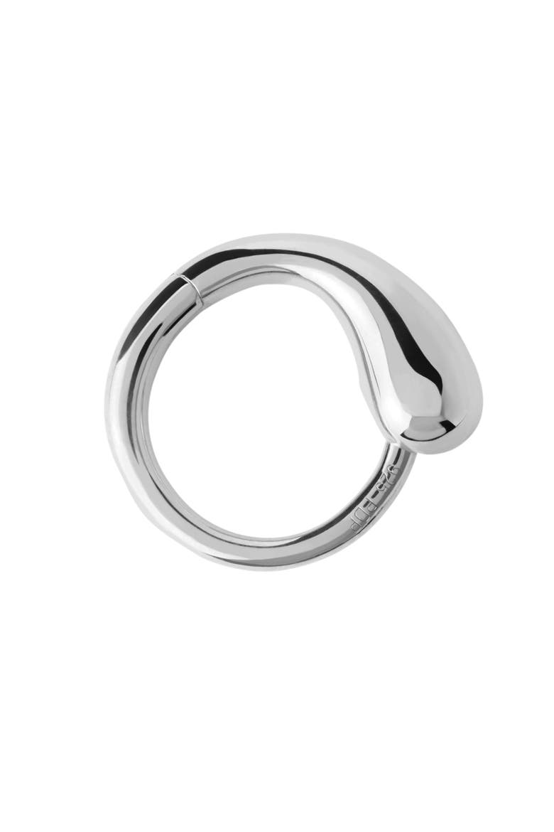 Loop Single Hoop, Main, color, Silver
