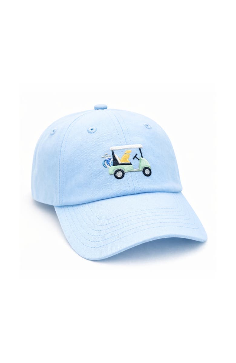 Bits & Bows Dog in Golf Cart Baseball Hat, Main, color, Light Blue