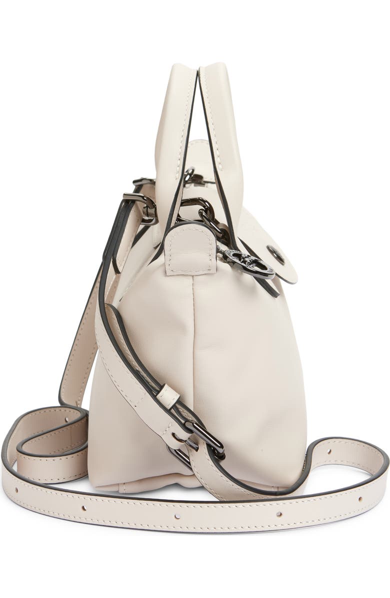 Longchamp Extra Small Le Pliage Xtra Leather Top Handle Bag, Alternate, color, Paper