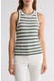 Jerrel Stripe Cotton & Linen Knit Tank