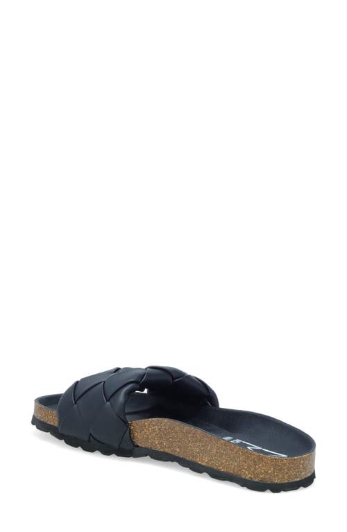 Miz Mooz Rope Braided Slide Sandal In Black