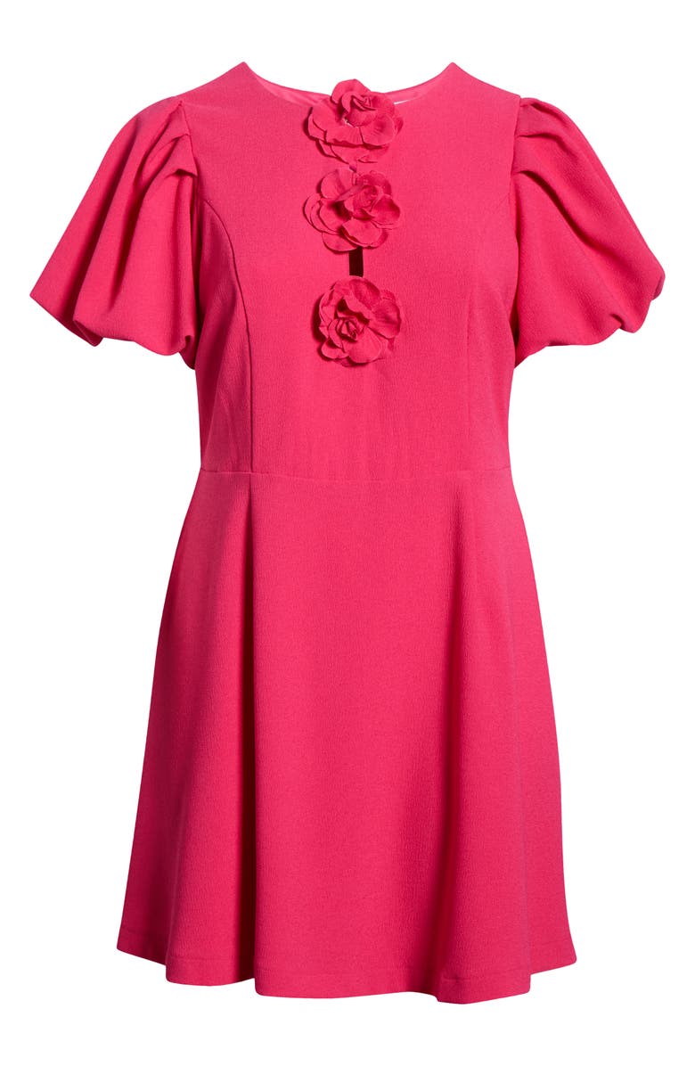 SUGARLIPS Zemira Rosette Bubble Sleeve Minidress, Alternate, color,